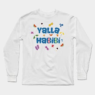 Yalla habibi Long Sleeve T-Shirt